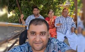 Atul Subhash with his family